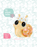 Hippie Snail Cookie Cutter STL and PNG set