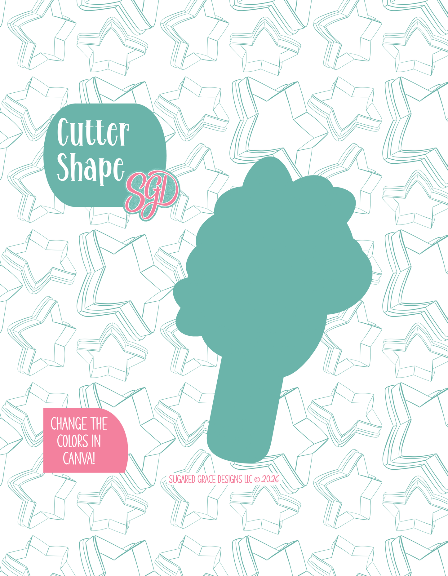 Hobby Horse Cookie Cutter with matching PNG