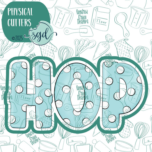 Easter HOP Word Plaque Cookie Cutter with PNG Images to Match - Hand Drawn Graphics for Edible Ink Printers (Copy)