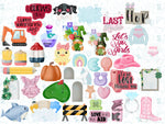 2023 Cookie Cutter STL Mega Bundle with png images to match