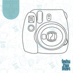 Polaroid Camera Cookie Cutter with Matching PNG Images for Edible Ink Printers Including Eddie