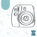 Polaroid Camera Cookie Cutter with Matching PNG Images for Edible Ink Printers Including Eddie