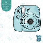 Polaroid Camera Cookie Cutter With Matching PNG Images for Edible Ink Printing Including Eddie