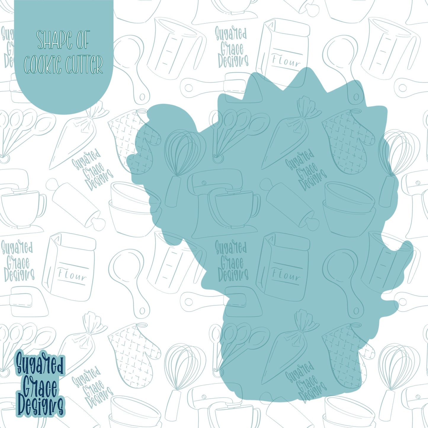 4th of July Lady Liberty Cookie Cutter STL Files for 3D Printing with Matching Printable PNG Images for Edible Ink Printers Including Eddie