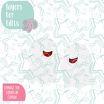 Laughing Ghouls Cookie Cutter STL File with PNG Images to Match - For 3D Printing and Edible Ink Printers