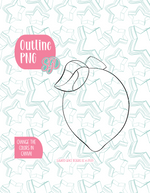 Lemon PNG Image Set for Edible Ink Printers - Hand Drawn Editable Graphics