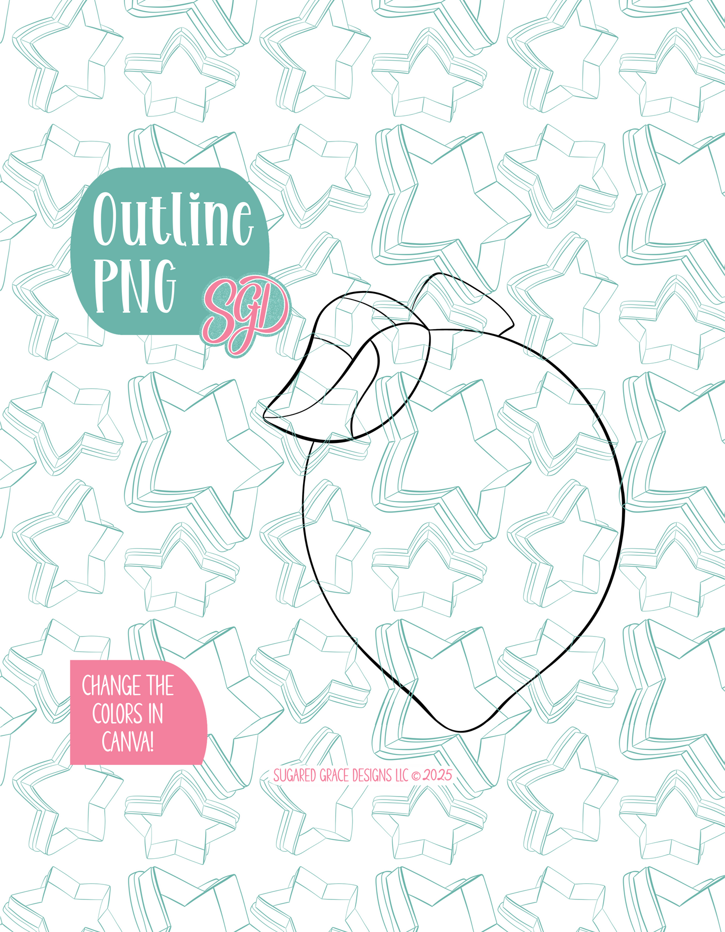 Lemon Cookie Cutter Plaque with PNG Images to Match - Hand Drawn Graphics for Edible Ink Printers