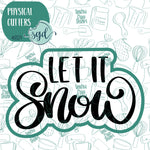 Let it Snow Word Plaque Cookie Cutter with PNG Images to Match - Hand Drawn Graphics for Edible Ink Printers (Copy) (Copy) (Copy) (Copy)