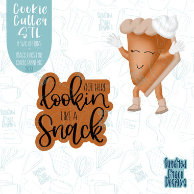 Like a snack pumpkin pie cookie cutter stl file set of 2 with png images for edible ink printers including Eddie