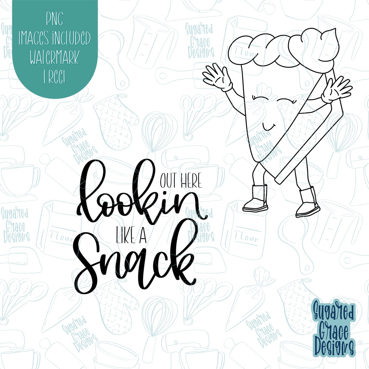 Like a snack pumpkin pie cookie cutter set with png images for edible ink printers including Eddie