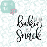 Looking Like a Snack Cookie Cutter STL File with PNG Images to Match - For 3D Printing and Edible Ink Printers