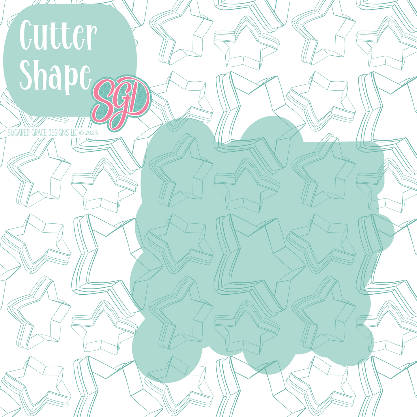 Looking Like a Snack Cookie Cutter STL File with PNG Images to Match - For 3D Printing and Edible Ink Printers