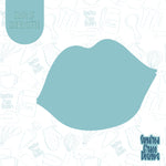 Lips Cookie Cutter with Matching PNG Images for Edible Ink Printers Including Eddie