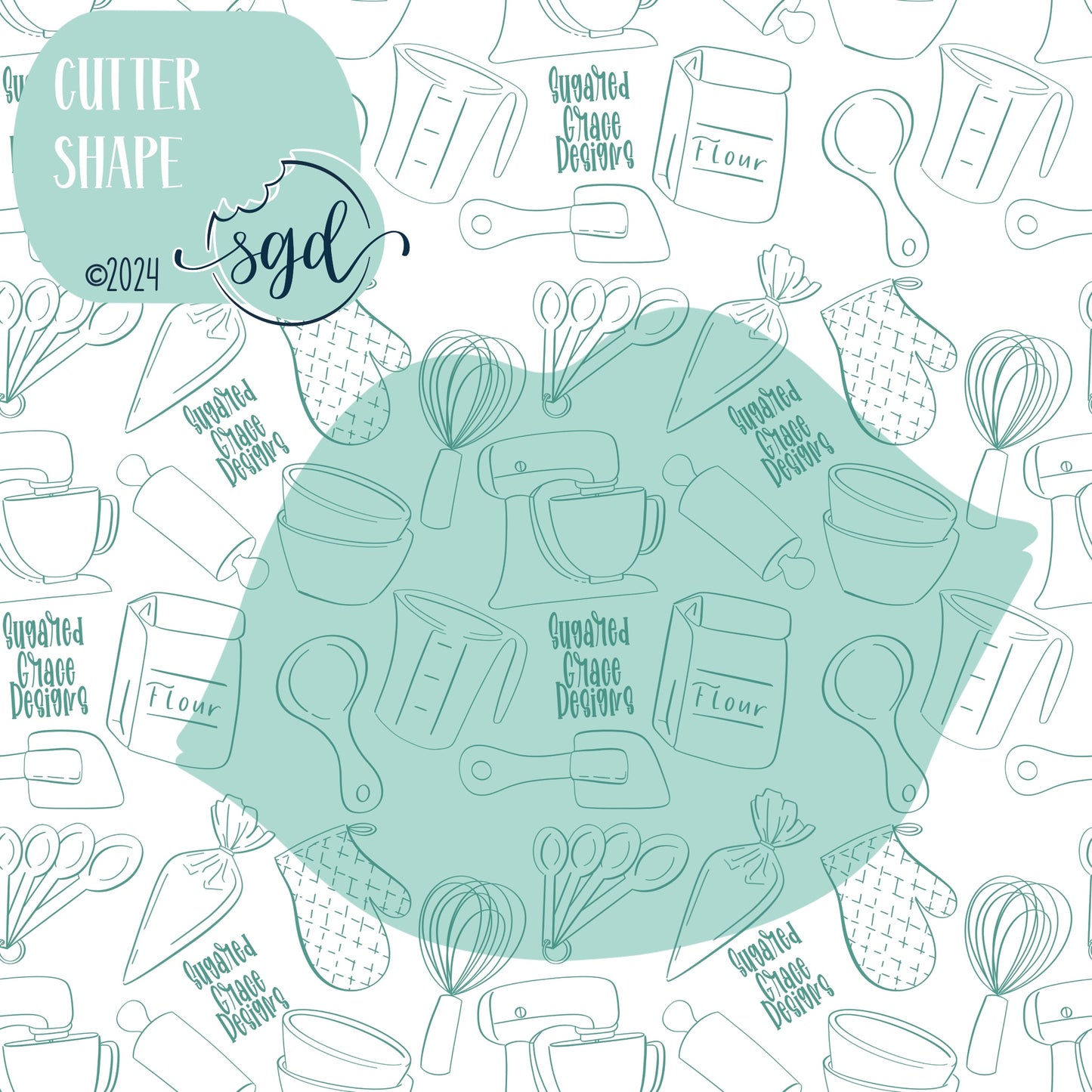 Sexy Lips Cookie Cutter STL File  with PNG Images to Match - For 3D Printing and Edible Ink Printers