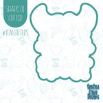 Cinco De Mayo Llama Cookie Cutter with Matching PNG Images for Edible Ink Printers Including Eddie