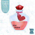 Love Potion Cookie Cutter with Matching PNG Images for Edible Printers Including Eddie