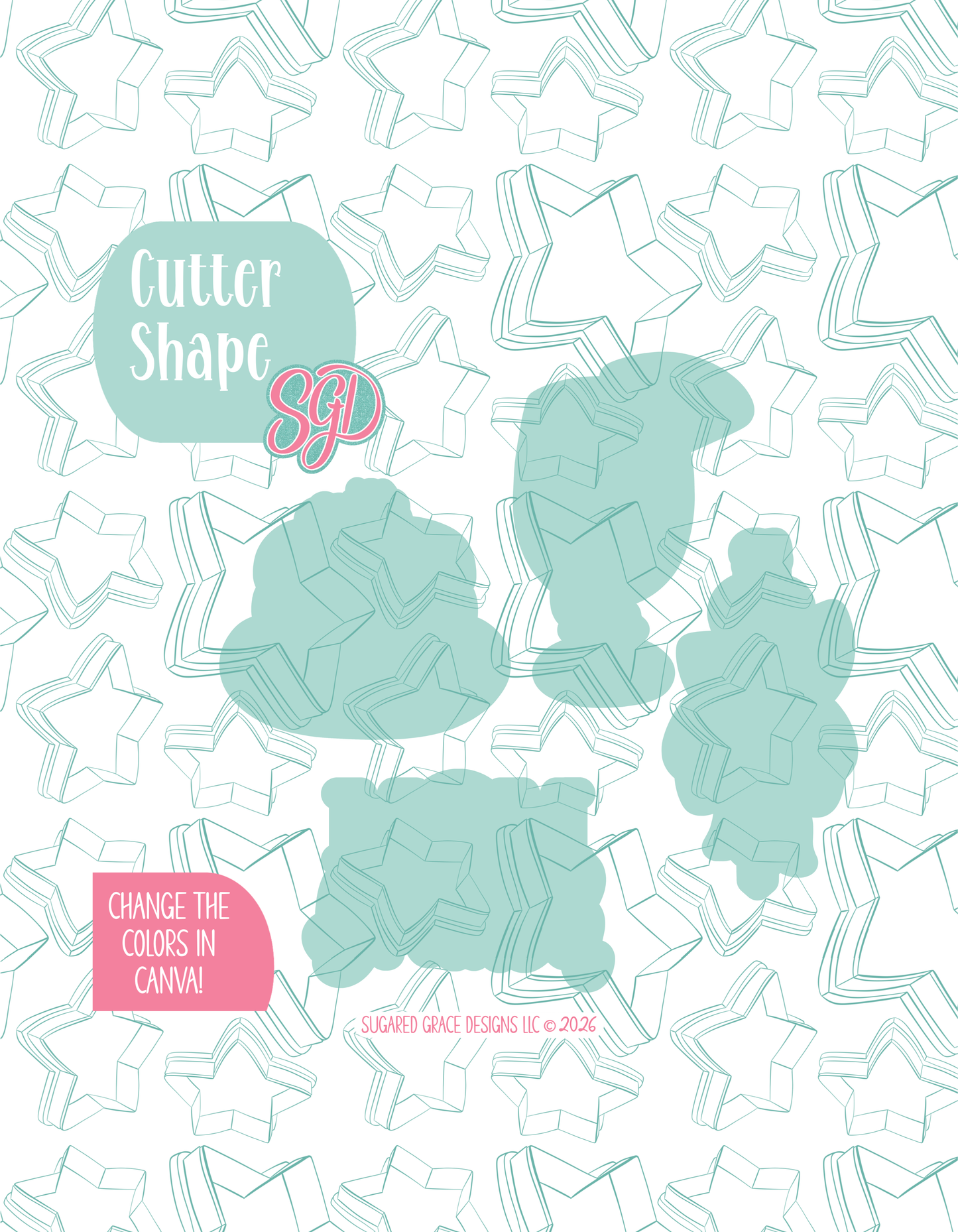 Mother's Day Brunch Cookie Cutter STL and PNG Set with 4 Designs (Digital Download)
