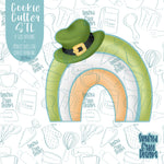 St Patrick's Day Rainbow Cookie Cutter STL Files for 3D Printing With Matching Printable PNG Images for Edible Ink Printers