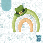 St Patrick's Day Rainbow Cookie Cutter STL Files for 3D Printing With Matching Printable PNG Images for Edible Ink Printers