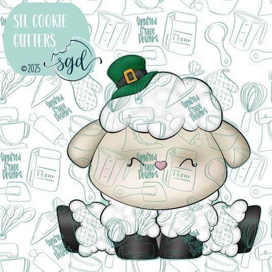 Irish Sheep or Lamb Cookie Cutter STL File  with PNG Images to Match - For 3D Printing and Edible Ink Printers