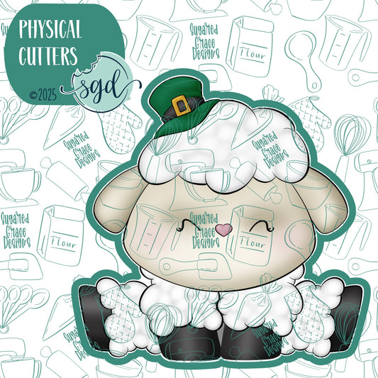Irish Sheep or Lamb Cookie Cutter with PNG Images to Match - Hand Drawn Graphics for Edible Ink Printers