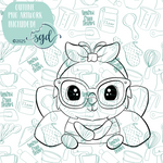 Mama Bee Cookie Cutter STL File with PNG Images to Match - For 3D Printing and Edible Ink Printers