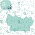 Mama to Bee Cookie Cutter STL File with PNG Images to Match - For 3D Printing and Edible Ink Printers
