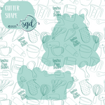 Mama to Bee Cookie Cutter STL File Set of 2 with PNG Images to Match - For 3D Printing and Edible Ink Printers
