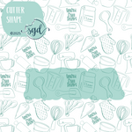 Mama Cookie Cutter STL File with PNG Images to Match - For 3D Printing and Edible Ink Printers