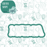 Mama Word Stick Cookie Cutter with PNG Images to Match - Hand Drawn Graphics for Edible Ink Printers