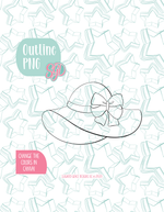 Straw Hat with Bow Cookie Cutter STL and PNG set