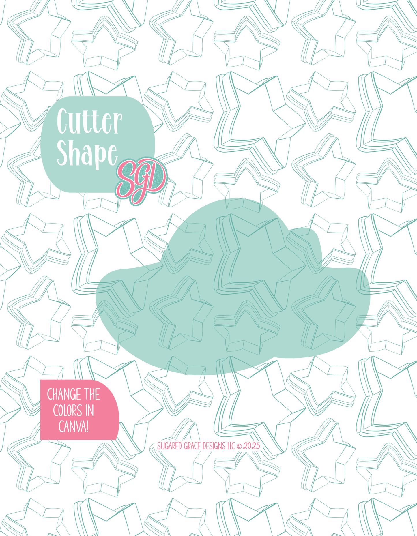 Straw Hat with Bow Cookie Cutter STL and PNG set