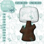 Marshmallow on a Stick Cutter STL File with PNG Images to Match - For 3D Printing and Edible Ink Printers