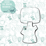 Marshmallow on a Stick Cutter STL File with PNG Images to Match - For 3D Printing and Edible Ink Printers
