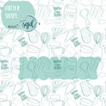 Mommy Cookie Cutter STL File with PNG Images to Match - For 3D Printing and Edible Ink Printers