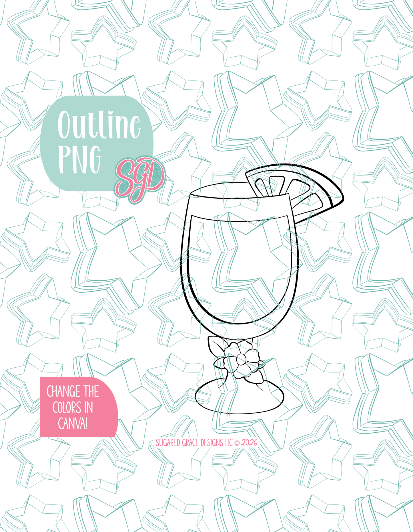 Mimosa Cookie Cutter  STL and PNG set
