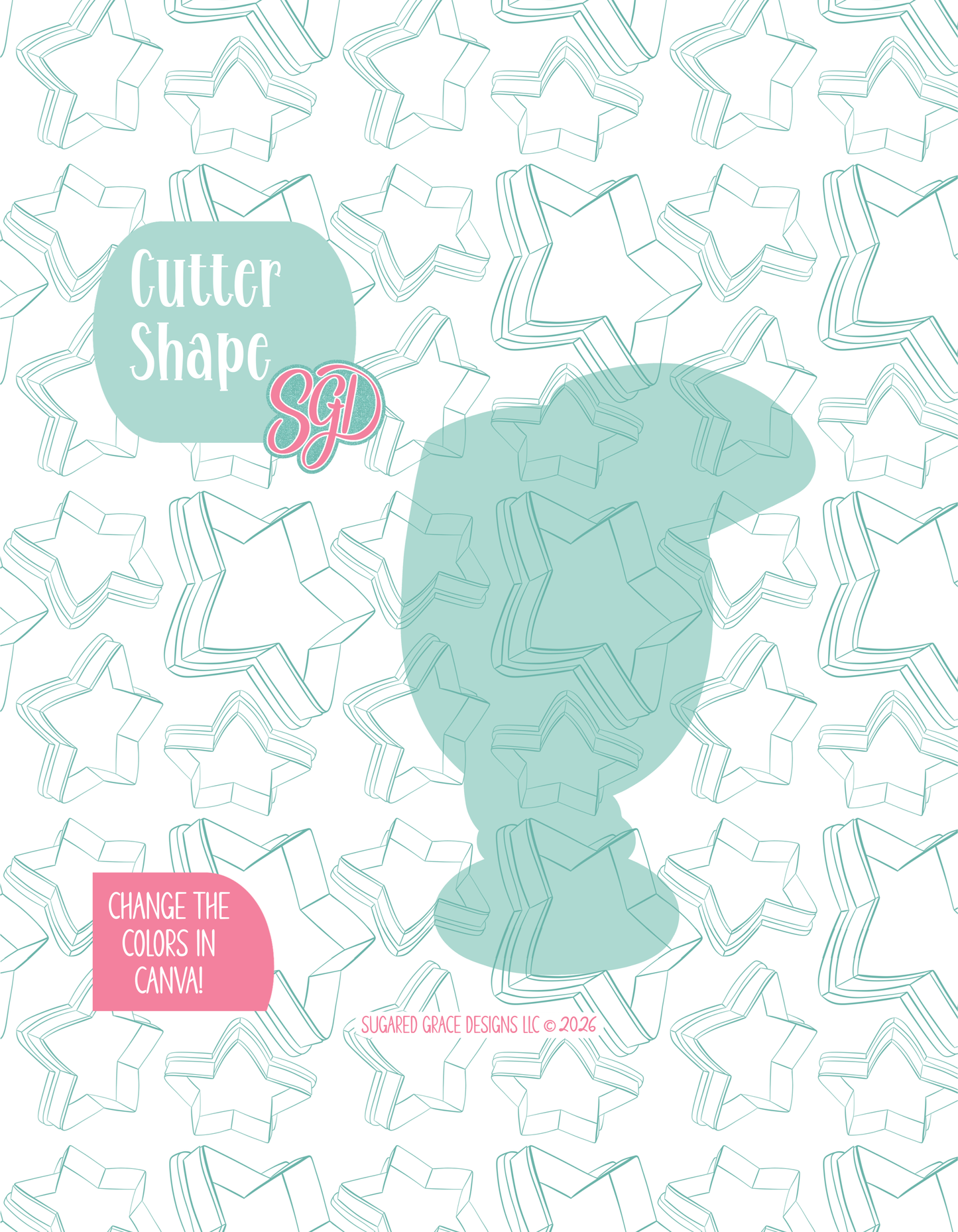 Mimosa Cookie Cutter  STL and PNG set