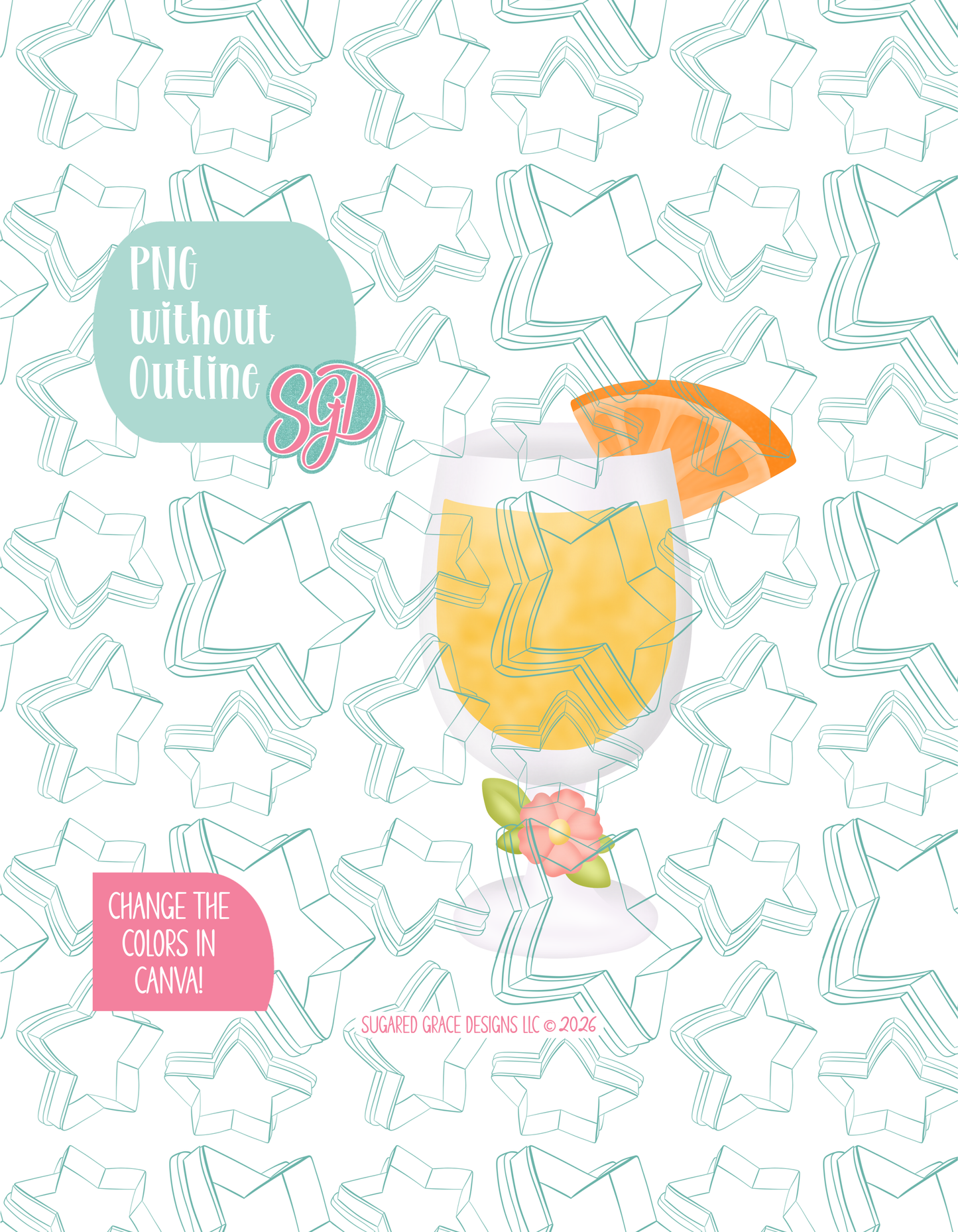 Mimosa Cookie Cutter  STL and PNG set