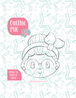 Mrs Claus PNG Image Set for Edible Ink Printers - Hand Drawn Editable Graphic