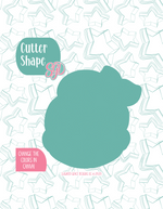Mrs Claus Cookie Cutter with PNG Images to Match - Hand Drawn Graphics for Edible Ink Printers