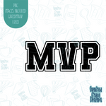 MVP Sports Plaque Cookie Cutter with Matching PNG Images for Edible Ink Printers Including Eddie