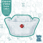 Nurse Cap Cookie Cutter with Matching PNG Images for Edible Ink Printers Including Eddie