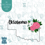 Oklahoma State Cookie Cutter with Matching PNG Images for Edible Ink Printers Including Eddie