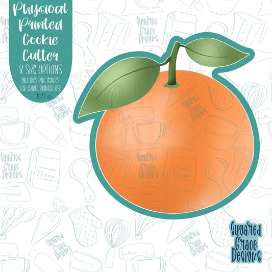 Cutie Orange Cookie Cutter with Matching PNG Images for Edible Ink Printers Including Eddie