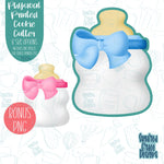 Baby Bottle Cookie Cutter with png images for edible printers including Eddie