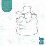 Baby Bottle Cookie Cutter with png images for edible printers including Eddie