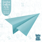 Paper Airplane Cookie Cutter With Matching PNG Images for Edible Ink Printers Including Eddie