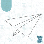 Paper Airplane Cookie Cutter With Matching PNG Images for Edible Ink Printers Including Eddie