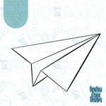 Paper Airplane Cookie Cutter With Matching PNG Images for Edible Ink Printers Including Eddie