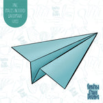 Paper Airplane Cookie Cutter with Matching PNG Images for Edible Ink Printers Including Eddie